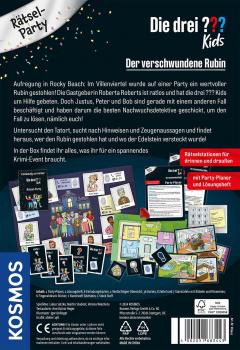Preview: Kosmos Kinderspiel Partyspiel Die drei ??? Kids Rätsel-Party 683443