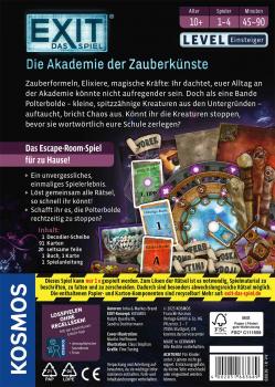 Preview: Kosmos Familienspiel Escape EXIT® Die Akademie der Zauberkünste Level Einsteiger 683689