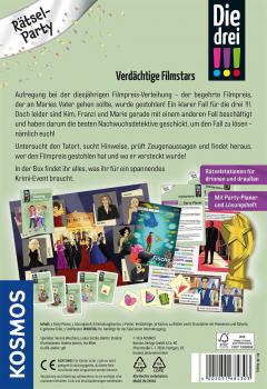 Preview: Kosmos Kinderspiel Quizspiel Die drei !!! Rätsel-Party 684303