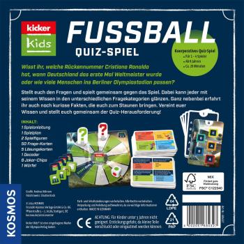 Preview: Kosmos Kinderspiel Quizspiel Kicker Kids Fußball-Quiz 684327