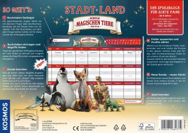 Preview: Kosmos Kinderspiel Wissensspiel Stadt Land Die Schule der magischen Tiere 684372
