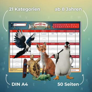 Preview: Kosmos Kinderspiel Wissensspiel Stadt Land Die Schule der magischen Tiere 684372