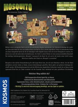 Preview: Kosmos Familienspiel Krimispiel Masters of crime Mosquito 684433