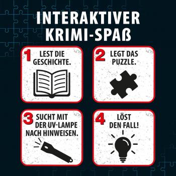 Preview: 300 Teile Kosmos Familienspiel Krimispiel Krimipuzzle Die drei ??? Echo der Finsternis 684464
