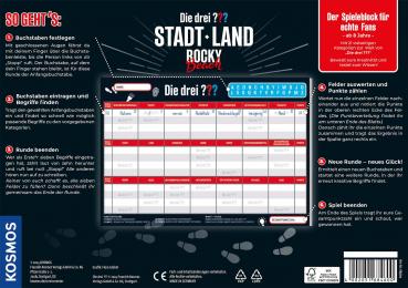 Preview: Kosmos Kinderspiel Wissensspiel Die drei ??? Stadt Land Rocky Beach 684600
