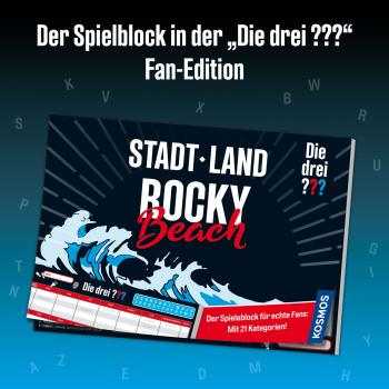 Preview: Kosmos Kinderspiel Wissensspiel Die drei ??? Stadt Land Rocky Beach 684600