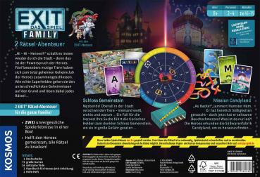 Preview: Kosmos Familienspiel Escape EXIT® Family Schloss Gemeinstein/Mission Candyland 684662