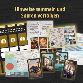Preview: Kosmos Familienspiel Krimispiel Masters of Crime Hollywood 684860