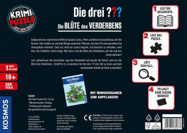 Preview: 300 Teile Kosmos Familienspiel Krimispiel Krimipuzzle Die drei ??? Die Blüte des Verderbens 684877