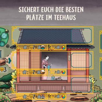 Preview: Kosmos Familienspiel Würfelspiel Die Weiße Burg Erweiteung Die Tee-Zeremonie 684969