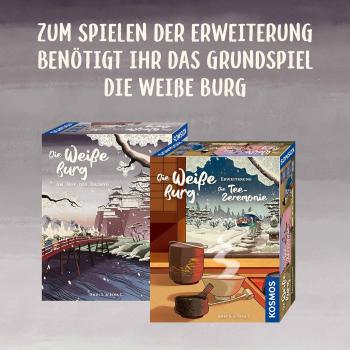 Kosmos Familienspiel Würfelspiel Die Weiße Burg Erweiteung Die Tee-Zeremonie 684969