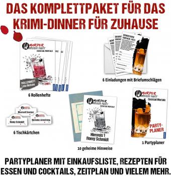 Preview: Kosmos Familienspiel Krimispiel Murder Mystery Party Cocktail Mortale 685034