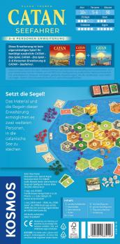 Preview: Kosmos Familienspiel Strategiespiel CATAN Seefahrer Spieler 5+6 685126