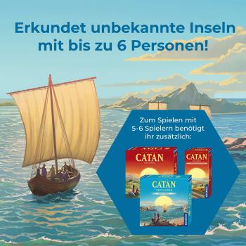 Preview: Kosmos Familienspiel Strategiespiel CATAN Seefahrer Spieler 5+6 685126