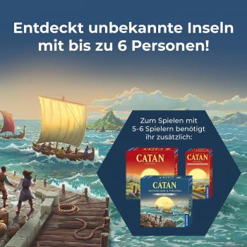 Preview: Kosmos Familienspiel Strategiespiel CATAN Entdecker & Piraten Spieler 5+6 685171