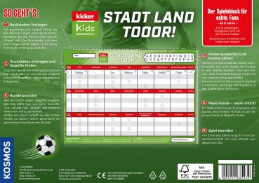 Preview: Kosmos Kinderspiel Quizspiel Kicker Kids Stadt - Land - Tor! 685232