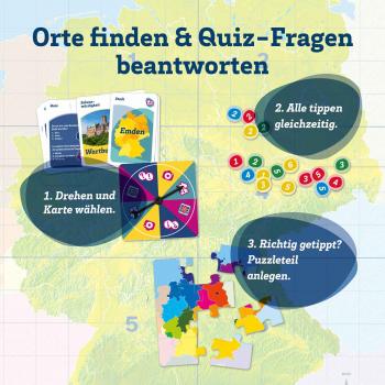 Kosmos Familienspiel Wissensspiel WAS IST WAS Entdecke Deutschland 685249