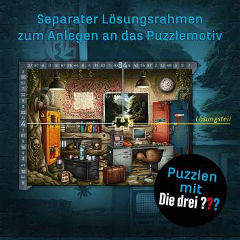 500 Teile Kosmos Familienspiel Escape EXIT® Das Puzzle Die drei ??? Toteninsel 685737
