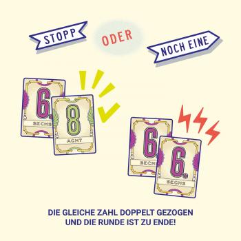 Preview: Kosmos Familienspiel Kartenspiel Flip 7 Voll Fies! 687595