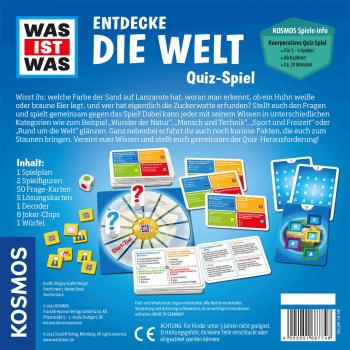 Preview: Kosmos Kinderspiel Wissensspiel WAS IST WAS Entdecke die Welt 687748