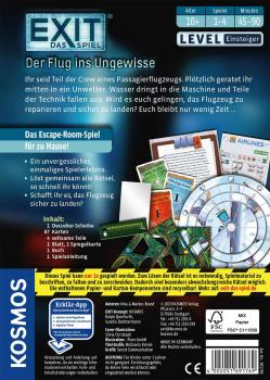 Preview: Kosmos Familienspiel Escape EXIT® Der Flug ins Ungewisse Level Einsteiger 691769