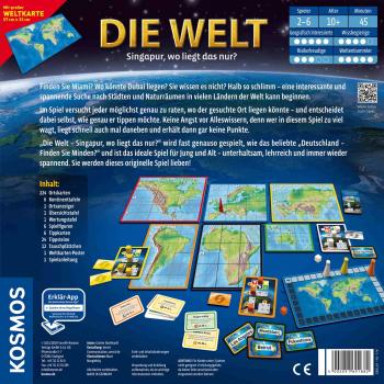 Preview: Kosmos Familienspiel Suchspiel Die Welt - Singapur, wo liegt das nur? 691882