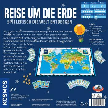 Preview: Kosmos Familienspiel Wettlaufspiel Reise um die Erde 692773