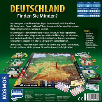Preview: Kosmos Familienspiel Suchspiel Deutschland - Finden Sie Minden? 692797