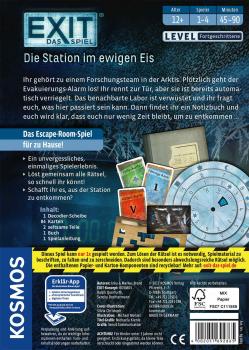 Preview: Kosmos Familienspiel Escape EXIT® Die Station im ewigen Eis Level Fortgeschritten 692865