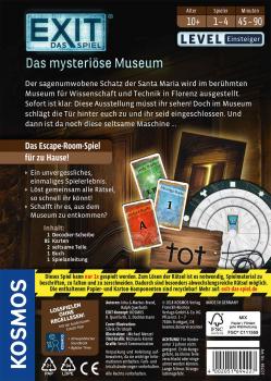Preview: Kosmos Familienspiel Escape EXIT® Das mysteriöse Museum Level Einsteiger 694227