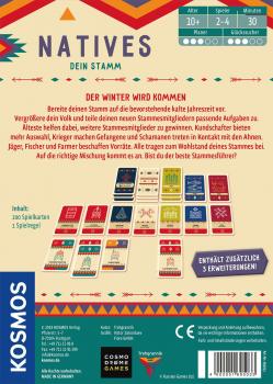 Preview: Kosmos Familienspiel Kartenspiel Natives 695033