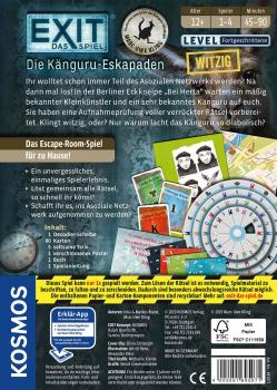 Preview: Kosmos Familienspiel Escape EXIT® Die Känguru-Eskapaden Level Fortgeschritten 695071