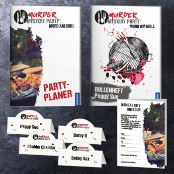Preview: Kosmos Familienspiel Krimispiel Murder Mystery Party Mord am Grill 695118