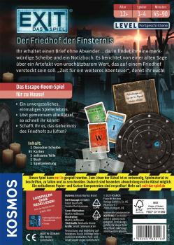 Preview: Kosmos Familienspiel Escape EXIT® Der Friedhof der Finsternis Level Fortgeschritten 695163