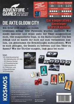 Preview: Kosmos Familienspiel Escape / Exit Adventure Games Die Akte Gloom City 695200