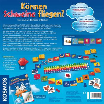 Preview: Kosmos Kinderspiel Wissensspiel Können Schweine fliegen? Jubiläumsedition 697952