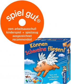 Kosmos Kinderspiel Wissensspiel Können Schweine fliegen? Jubiläumsedition 697952