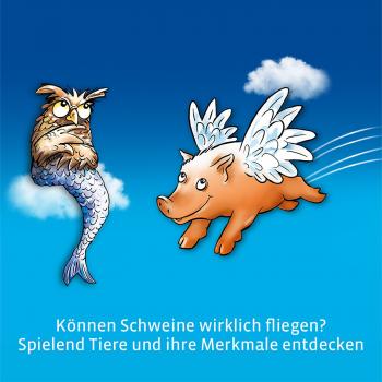Kosmos Kinderspiel Wissensspiel Können Schweine fliegen? Jubiläumsedition 697952