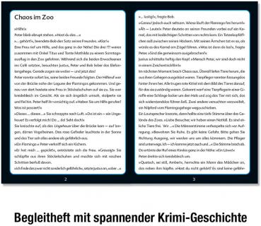 Preview: 150 Teile Kosmos Familienspiel Krimispiel Krimipuzzle Die drei ??? Kids Chaos im Zoo 697990