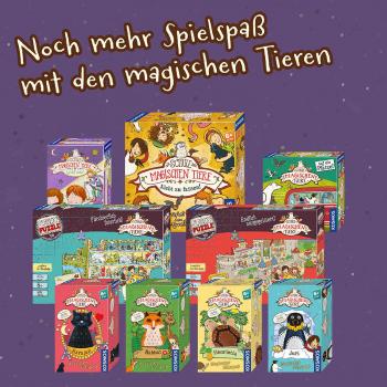 200 Teile Kosmos Krimispiel Die Schule der magischen Tiere Storypuzzle Fürchterlich feierlich 698690