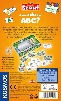 Preview: Kosmos Kinderspiel Lernspiel Scout Kannst du das ABC? 710521