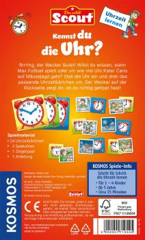 Preview: Kosmos Kinderspiel Lernspiel Scout Kennst du die Uhr? 710545