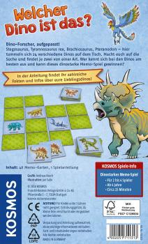 Preview: Kosmos Mitbringspiel Wissensspiel Welcher Dino ist das? 711313