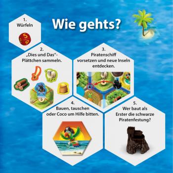 Preview: Kosmos Mitbringspiel Strategiespiel CATAN Junior Mitbringspiel 711474