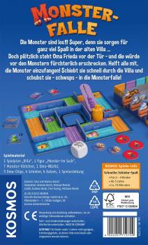 Preview: Kosmos Mitbringspiel Schiebespiel Monsterfalle Mitbringspiel 712709