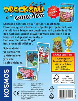 Preview: Kosmos Familienspiel Kartenspiel Drecksau Sauschön Erweiterung 740375