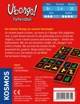 Preview: Kosmos Familienspiel Kartenspiel Ubongo! Kartenspiel 741754
