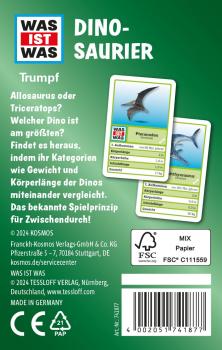Preview: Kosmos Kinderspiel Kartenspiel WAS IST WAS Trumpf Dinosaurier 741877