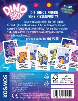 Preview: Kosmos Familienspiel Kartenspiel Dino Party 741952