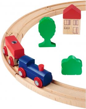 Eichhorn Eisenbahn Set Kreis mit Zug 135cm 20 Teile 100006200
